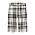 thumbnail image 5 of Toimothcn Casual Plaid Pajamas Shorts With Pockets Drawstring Trend Loose Fit Oversized Elastic Waist Sleepwear Shorts Comfy Mens Clothing, 5 of 5