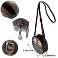 thumbnail image 5 of Lsque Boho Owl Pattern Shoulder Bag – Microfiber Leather Crossbody with Detachable Strap & Handle Ring, Waterproof & Durable, Elegant Everyday Carry, 5 of 5