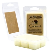 Coconut 2-Pack Soy Wax Melts -Just Makes Scents Candles & Gifts