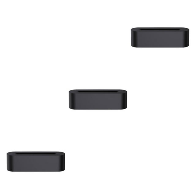 Youkk Simple And Elegant Essential Oil Diffuser For Relaxation Fireplace Shape Flame Lamp Seven Color rounded black 3Set