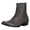 Gray, variant on Mens Genuine Leather Ankle Boots Side Zipper Mens Dress Boots, Burgundy