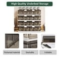 thumbnail image 6 of Under Bed Storage  Boxes Storage Containers with Lids Stackable Closet Organizers and Storage  Door (2 Pack), 6 of 6