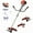 2 in 1 Red, variant on String Trimmer,52cc 2-Cycle Gas Powe Backpack Brush Cutter - 2-in-1 Multi-Function Trimmer with Pole Saw, Hedge Trimmer & Grass Blade for Professional Garden Yard Maintenance