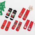 thumbnail image 3 of Calcetines de dibujos animados Soledad para mujer 4 pares Navidad, 3 of 8