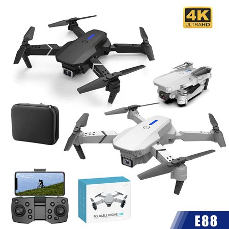 Drone with Camera 4K Wifi FPV Camera Drone Mini Folding Quadcopter Toy for Adults Kids with Gravity Sensor Control Headless Mode Gesture Photo Video Function