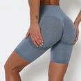 thumbnail image 2 of Gibobby Short Deportivo Fitness Sports Yoga Femen's High Cintura Hip Pantalones elevadores corriendo Pantalones de Yoga(Azul, M), 2 of 5