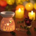 thumbnail image 5 of Essential Oil Burner, Oil Diffuser Lamp, Ceramic Diffuser Candle Holder for Home Decoration, Meditation, Gift Idea, 5 of 5