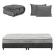 thumbnail image 1 of Colchón King Size Dicasa Vail + Box Base Cama + Almohada 2Pack + Edredón Homy, 1 of 8