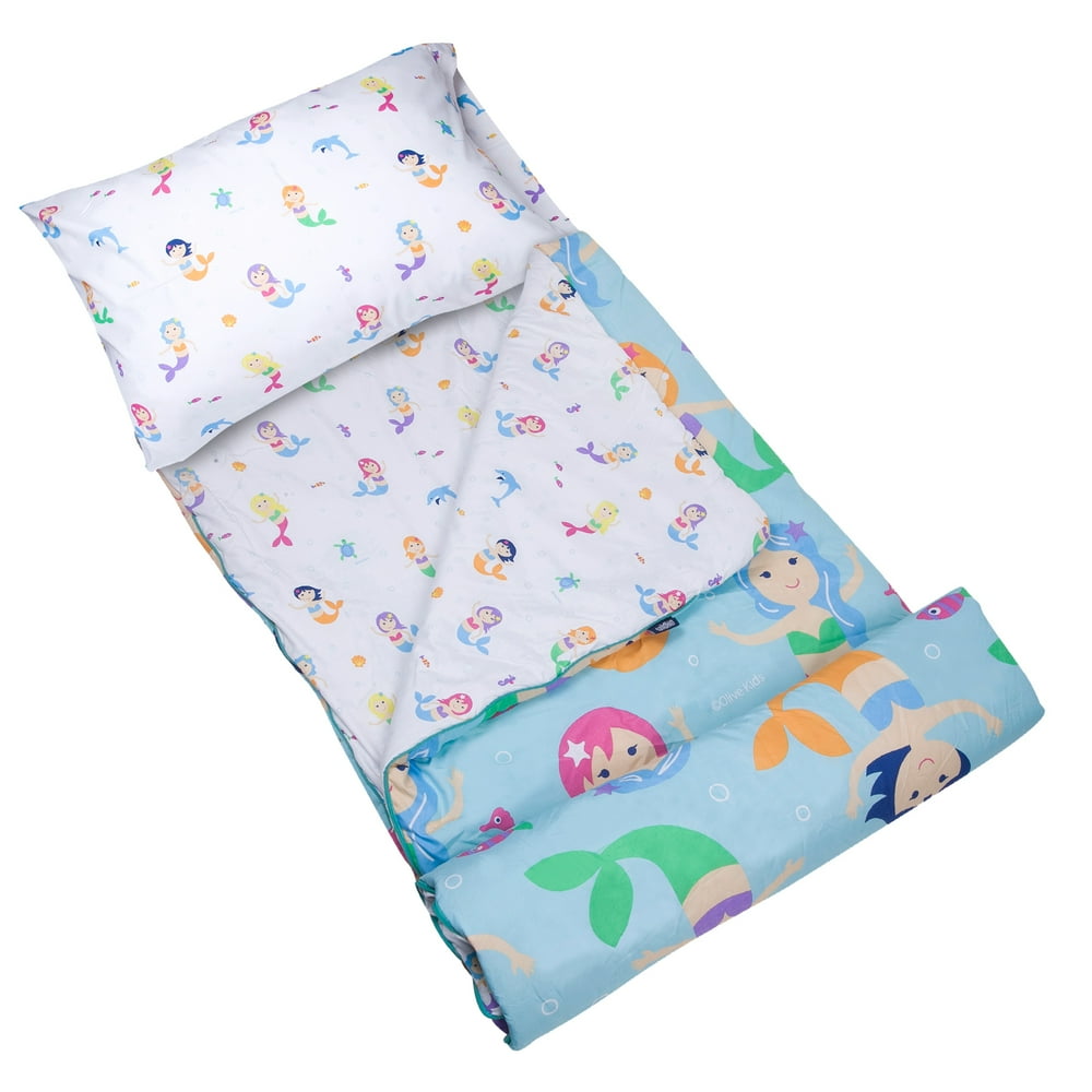 Mermaid Sleeping Bag with Pillowcase for Kids by Wildkin