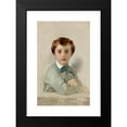 thumbnail image 2 of Paul Delaroche 17x24 Black Modern Framed Museum Art Print Titled - Portrait of Philippe-Gregoire Delaroche, the Artist's Younger Son (1851), 2 of 5
