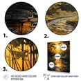 thumbnail image 3 of Designart "Bamboo Whisper Asian beauty IV" Asian Floater Framed Wall Art Living Room, 3 of 7