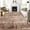 Brick Red, variant on Dowellia Rugs for Bedroom,4x6 Rug - Stain Resistant Washable Rug, Anti Slip Backing Rugs for Living Room, Foldable Vintage Small Area Rugs, Red