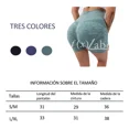 thumbnail image 3 of 3pz Shorts Licra Deportivo Mujer Sexy Short Yoga Gym Correr, 3 of 8