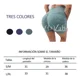 thumbnail image 3 of 3pz Shorts Licra Deportivo Mujer Sexy Short Yoga Gym Correr, 3 of 8