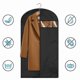 thumbnail image 2 of 5pcs Hanging Garment Bags For Storage Breathable Suit Cover Clothes Dust Cover Hanging Pockets, 2 of 4