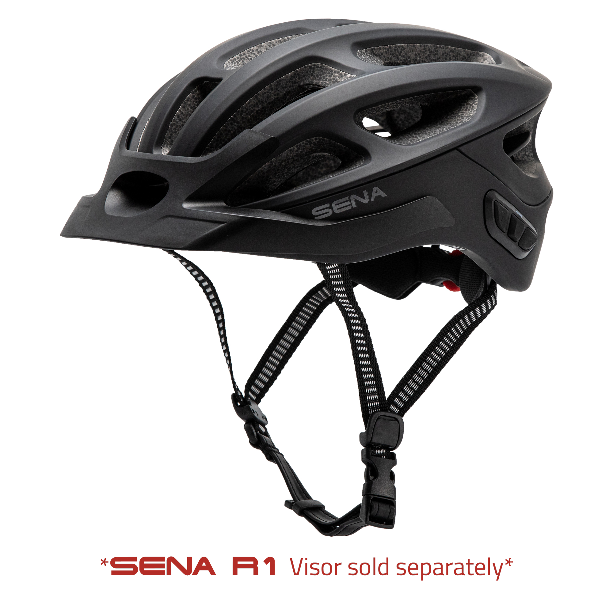 Sena R1 Smart Cycling Helmet Sena Unisex-Adult Smart Cycling Helmet (Ice Blue, Large) (R1-STD-IB-L)