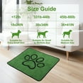 thumbnail image 3 of Almohadilla de Hierba para Perros Unique Bargains, Almohadillas Lavables para Orina de Perros, Almohadillas Reutilizables para Entrenamiento de Cachorros, Piso, Sofá, Cama y Jaula Verde 30"x34", 3 of 7