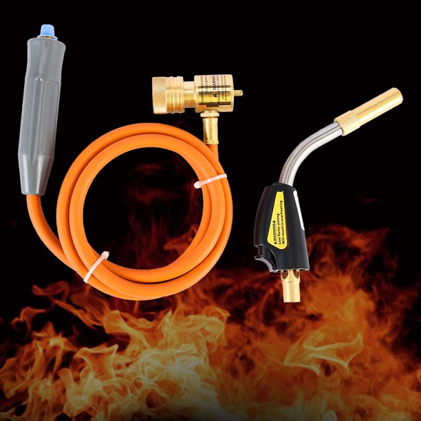 Steady SelfIgniting Gas Welding Turbo Torch with 5' Hose MAPP MAPpro