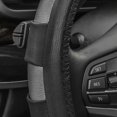 thumbnail image 3 of FH2005GRAY Steering Wheel Cover (Genuine Leather Sport Gray), 3 of 4