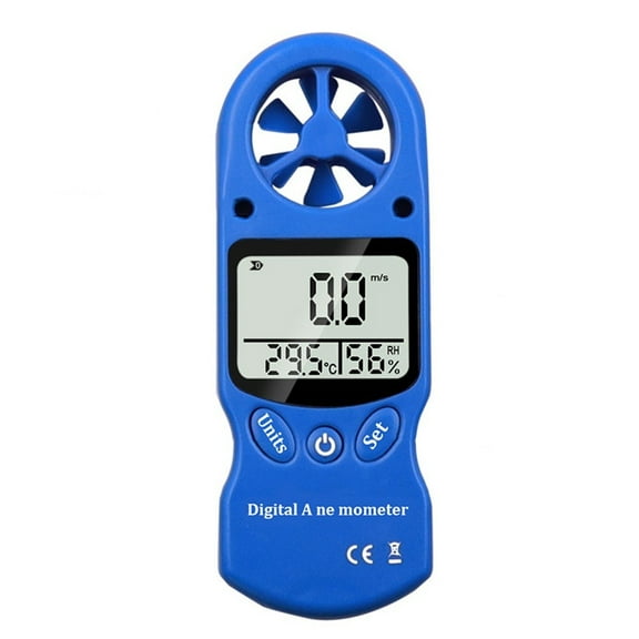 3 colorsMulti-function Handheld Wind Speed Meter with Temperature and Humidity