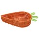thumbnail image 3 of Cesta de ratán Woven Pascua Cesta de almacenamiento de pan rústico imitación de ratán Rattan Rattan Almacenamiento de vegetales Canasta para servir Gran 32x23x7.5cm, 3 of 8
