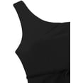 thumbnail image 3 of Women's Bathing Suits One Shoulder One Piece Swimsuits Monokini, 3 of 6