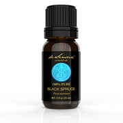 Black Spruce Essential Oil - Smells Like Christmas! - 100% Pure, Best for Better Breathing, Aromatherapy, Massage and Immune Boost, 15 ml