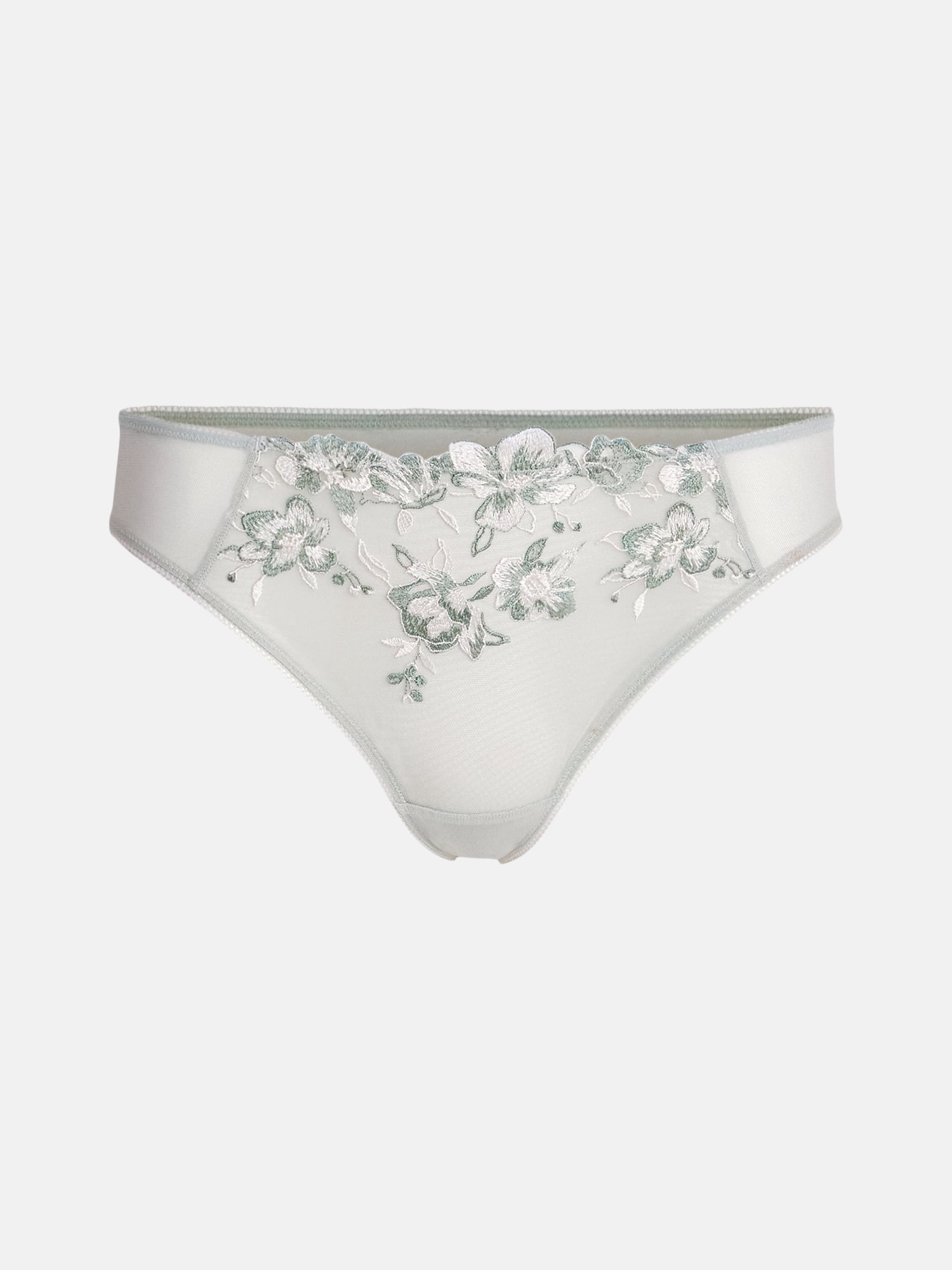 Joyspun Women'sEmbroidered Mesh Cheeky, 3-Pack, XS - XXXL