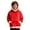 Red, variant on SRZYMJ Boys Flannel Hooded Pullover Sweatshirt Soft Cozy Casual Wear Youth Childrens Outerwear Jacket Top Light Pink 10-11 Years