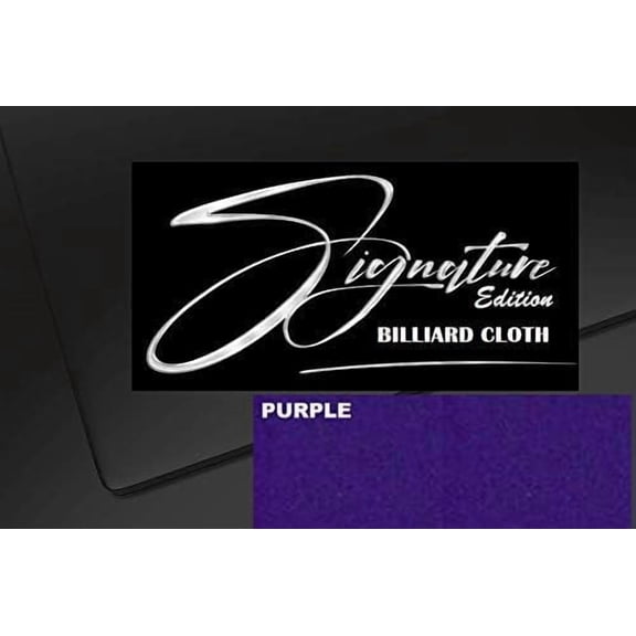 DB Entertainment Company Billiard Pool Table Fabric Cloth Bed and Rails (Purple, 8' Oversize Billiard Pool Table Cloth)