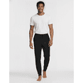 thumbnail image 5 of Real Essentials 3 Pack: Men's Soft Lounge Sleep Joggers - Pajama Pants Drawstring & Pockets (Available in Big & Tall), 5 of 8