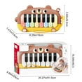 thumbnail image 3 of Kumdkd Children's Multi-Functional Electronic Piano Toy - Finger Exercise, Puzzle Enlightenment & Parent-Child Interactive Musical Instrument (Green/Red/Brown), 3 of 7