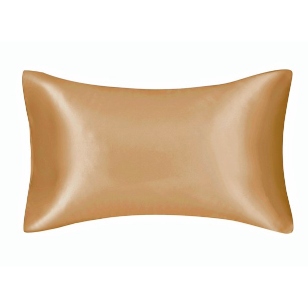 Funda de almohada de seda para decoración del hogar, funda de almohada de satén sedoso, cómoda, de belleza, 1 unidad