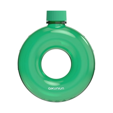 

jsaierl Q-Shaped Kettle Sports Kettle Q-Shaped Outdoor Sports Tumble Resistant Kettle Camping Hiking Portable Kettle 800ML