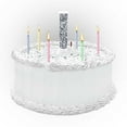thumbnail image 4 of Candle - Party Popper! Cake Topper Gold and Silver, 4 of 6
