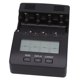 thumbnail image 4 of Analizador de cargador de batería de 4 ranuras con pantalla LCD para baterías recargables AA, AAA NiMH y NiCd, entrada de CA de 100-240 V, enchufe estadounidense, 4 of 8