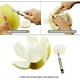 thumbnail image 4 of Cortador de fruta curvado y dentado, cortador de cocina pequeño y dentado, cortador de naranjas curvado, utensilio de acero inoxidable, 4 of 4
