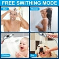thumbnail image 4 of Shower Head, High Pressure 7 Functions Shower Head with Handheld, Adjustable Stainless Steel Polished Chrome Rain Shower Head with Durable Nozzles, 4 of 6