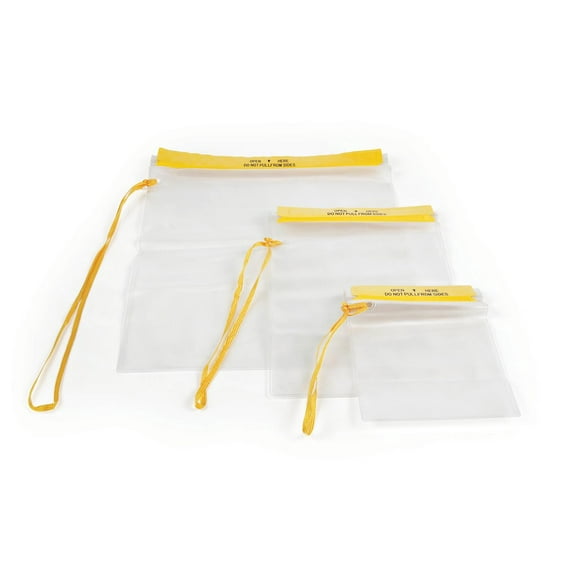 WATERPROOF POUCH SET OF 3, BILINGUAL