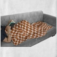 thumbnail image 6 of Dahlia Soft Flannel Fleece Blanket, Flower Pattern Autumn Tones of Sunflowers Inspired Blossom Petals Motif, Cozy Plush for Indoor and Outdoor Use, 60" x 80", Red Orange and Yellow, by Ambesonne, 6 of 6