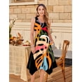 thumbnail image 4 of Vestido Zeagoo sin mangas sin mangas con estampado floral para mujer, 4 of 7