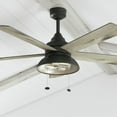 thumbnail image 6 of Prominence Home 51659-45 Brightondale 52 in. Industrial Style Indoor Outdoor LED Ceiling Fan with Light - Matte Black, 6 of 7