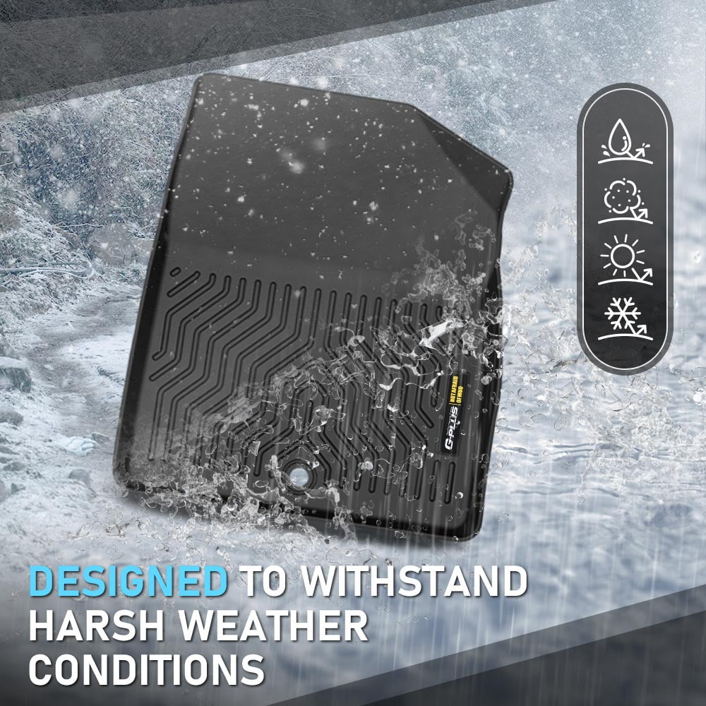 3D Molded Floor Mats Carpets Liner All Weather TPE Fit for 2021-2024 Jeep Wrangler 4xe