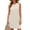 Beige, variant on Fantaslook Tank Dresses for Women Crewneck Sleeveless Mini Sundresses Casual Summer Split Dress