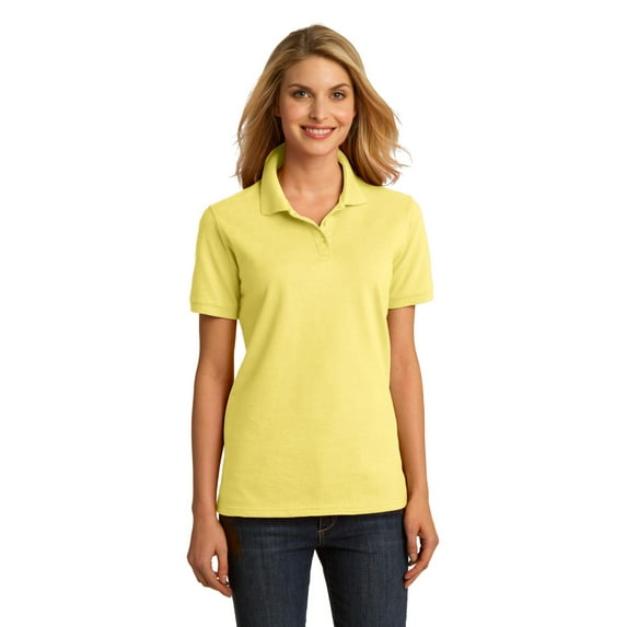 Port & Company Ladies Ring Spun Pique Polo
