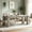 Gray, variant on Fnova 86.6" Extra Long Farmhouse Dining Table for 6-10 People, Large Wood Kitchen Table, Heavy Duty Dinner Table for Dining Room, Kitchen, Living Room, Restaurant, Family Gatherings