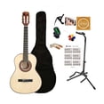 thumbnail image 1 of 36" 3/4 Size Classical Guitar for Kids & Beginners – Natural Acoustic Guitar, Nylon Strings, Starter Kit with Bag, Picks, Chord Chart, Stand, Tuner, Capo, String set, Strap, 1 of 7
