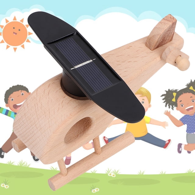 AMONIDA Hélicoptère à Énergie Solaire Kit de Science Intellectuelle pour Enfants Casse-Tête Jouet Parfait