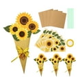 thumbnail image 4 of Kit de manualidades para hacer ramos de flores DIY Manualidades con papel para niños Haz tu propio ramo de flores para mamá Manualidades Actividades para el aula y el hogar, 4 of 6