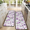 thumbnail image 4 of Kitchen Rugs Sets Of 2,Pioneer Flower Floral Print Pattern Anti Fatigue Kitchen Mat Rugs Non Slip Washable,Decorative Kitchen Floor Mats for Kitchen,Sink,Laundry,17"x47"+17"x47", 4 of 5
